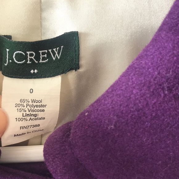 Purple wool jacket - Picture 2 of 6